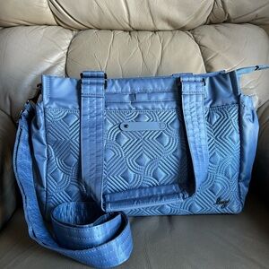 Lug Dilly Dally Convertible Tote Bag Purse Blue Moon NWOT